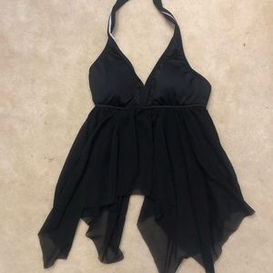 Venus womens size 6 sharkbite hem tankini swim top